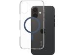 Panzerglass Care By ® Custodia Trasparente Urban Combat M. Blau Magsafe Iphone 16 Plus, Cover, Apple, Apple - Iphone 16 Plus, Trasparente