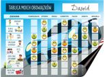 Lavagna Magnetica Planner Motivazionale Per Bambini + Emoticons