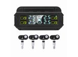 Schermo Lcd Di Monitoraggio Della Pressione Degli Pneumatici Retroilluminazione Automatica Sistema Di Monitoraggio Della Pressione Degli Pneumatici A Energia Solare
