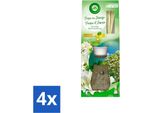 Bastoncini Profumati Air Wick Per Oli Essenziali – Fresia E Gelsomino – 30 Ml - Confezione Risparmio - 4 Pezzi