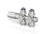S'afielina Set Di Raccordi Per Radiatori Set Multiblocco Per Radiatori 15Mm/16Mm, Cromo, Ottone, Filettatura G 1/2", Per Montaggio Ad Angolo E Forma Diritta"