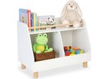 Relaxdays Scaffale Per Bambini Piccolo Per I Giocattoli