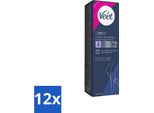 Veet Expert – Crema Depilatoria Con Burro Di Karité – Corpo E Gambe – Per Tutti I Tipi Di Pelle – 100 Ml – Confezione Risparmio – 12 Pezzi