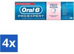 Dentifricio Oral-B Pro Expert – Sensitive & Sbiancante – 75 Ml - Confezione Risparmio - 4 Pezzi