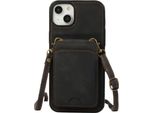 Inf Custodia 3-In-1 In Finto Cuoio Per Iphone 17 - Porta Carte E Tracolla