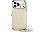 Inf Elegante Custodia A Tracolla Inpoliuretanocon Texture Lychee Per Iphone 17 Pro