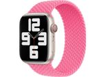 Apple Braided Solo Loop Per Il Watch | 44/45/46/49 Mm - Taglia 8 - Flamingo