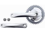 Guarnitura Vinty 38T ⅛ 170Mm Jis Alluminio Argento