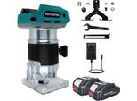 Fresatrice Elettrica Per Legno, Motore Brushless, Velocità Regolabile, Batteria 2STK 2.0Ah