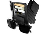 Edibazzar | Mini Organizer Per Auto In Ecopelle Compatto Nero