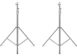 Stativo Per Luci, In Acciaio Inox, Altezza Massima 290 Cm, Stativo 2Pcs 2,8M
