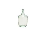 Ambia Home Vase , Grün, Klar , Glas , 30 cm , Made in Europe , zum Stellen, auch für frische Blumen geeignet , Dekoration, Vasen, Glasvasen