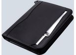 Alassio® 30027 Raccoglitore Ad Anelli Reggio - A4, Pelle Finta, Nero