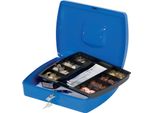 Q-Connect® KF02625 Cassetta Per Contanti - 325 X 235 X 85 Mm, Blu
