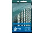 Set Di Punte Per Metallo 13 Pezzi Hss 135°