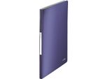 Cartella Leitz Style, A4, Pp, Con 40 Tasche, Blu Titanio