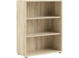 Dmora Libreria Aziza 40.1X89.2X113.4H Cm Marrone, 2 Ripiani Portata Ripiani 18