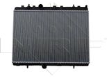 Radiatore Motore Raffreddamento Alette Saldate 538 - 380 Mm Alluminio Nrf Per Peugeot 208 E Altri