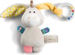 Il Mio Primo Asino Mulo Di Peluche Per Bambini Nici Con Sonaglio Ad Anello