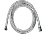 Tubo Flessibile Per Doccia, Tubo Flessibile Per Doccia In Pvc, Liscio, Bianco Cromato, Antitorsione, 2 M