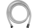 Flessibile Doccia, Flessibile Doccia In Pvc, Liscio, Bianco Cromato, Antitorsione, 1,5 M