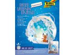 Folia 68107 Set Artigianale Di Lanterne "Ice Princess"" Bianco"