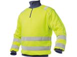 Dassy® Denver Felpa Alta Visibilità Neon Yellow/Dark Blue Taglia 4XL Lunghezza: Standard