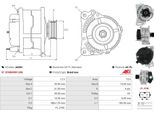 Alternatore Vw 1.4 1.6 1.8 1.9 2.0 Golf Iii Passat