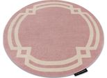 Tappeto Hampton Lux Cerchio Rosa Rosa Ruota 120 Cm