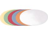 Franken UMZH111999 Cartoncino Di Presentazione - Ovale, 190 X 110 Mm, Assortito, 250 Pezzi