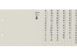 Leitz 1336-00-85 Serie Di Indici Leitz 1336 - A-Z, Carta, A4 Extra-Large, Per 36 Cartelle, Grigio