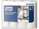 Tork® 120305 Rotolo Da Cucina Premium 26 X 24 Cm, 3 Veli, Bianco 4 Rotoli Da 51 Fogli Ciascuno