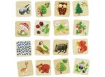 Goki 56869 Gioco Memo Forest Life, Colorato