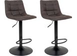 Sgabello Da Bar Middelfart Grigio Scuro.