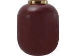 Dekovase KAYOOM Vase Art Deco 345, gold (goldfarben), B:16,5cm H:20cm T:16,5cm Ø:16,5cm, Vasen