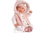 Llorens Bambola Piangente Tina Rosa Con Suono 44 Cm