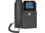 Fanvil X3U, Telefono Ip, Nero, Cornetta A Filo, Da Scrivania/A Parete, In-Band, Out-Of-Band, Info Sip, 6 Linee