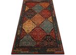 Tappeto Di Lana Polonia Astoria Orientale, Etnico Rubino Rosso 170X235 Cm
