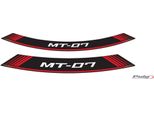 Puig 9136R Strisce Per Cerchi Speciali Per Yamaha MT-07 Rosso
