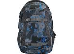 Coocazoo Zaino Della Scuola Mate School Backpack Blue Craft Grigio