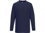Portwest - Maglietta A Maniche Lunghe Da Uomo PW325 (M) (Blu Navy)