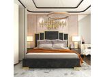 Letto Di Design Tessile Letti Camera Da Letto Hotel Moderno 180X200 Jvmoebel