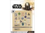 Star Wars Mandalorian - Magnete Da Frigo 18 Pezzi BS3829 (Taglia Unica) (Colorato)