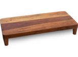 1.06 Piedistallo Da Tavolo / Vassoio Da Portata In Legno Di Acacia - Circa 45 X 21 Cm - Piatto Da Portata Per Alimenti