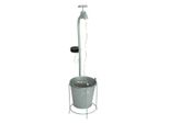 Kynast Garden Led Rubinetto Solare Per Acqua Con Secchio In Metallo Altezza 62 Cm
