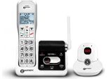 Geemarc, Telefono Per Anziani Con Suoneria Amplificata E Ciondolo Sos, Bianco
