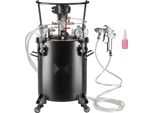 Serbatoio A Pressione Per Verniciatura A Spruzzo 30L - Agitazione Automatica - Pistola A Spruzzo 70Psi - Pressione Regolabile - Stretto - Schienale Regolabile - Uscita Del Liquido Diametro 3/8 Di Pollice