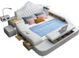 Letto Multifunzionale Letti Letto Matrimoniale Letto Imbottito Camera Da Letto 180X200Cm