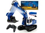 Escavatore Kaliwoer Rc 13550 - Veicolo Da Cantiere Telecomandato 1:18 Con Luci, Suoni E Rotazione A 360°
