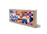 Biggdesign Happy Backgammon, Corpo In Mdf, Chiusura Magnetica, Superficie Lucida Resistente, Superficie Antigraffio, Dadi E Pedine Inclusi Nella Fornitura